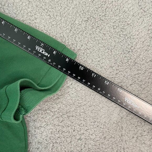 Eddie Bauer Shirt Mens XL Green Heavyweight Rugby Short Sleeve Casual Polo - Picture 8 of 9